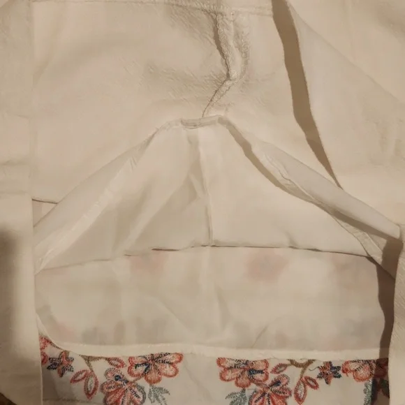 Umgee SZ M Embroidered Floral Skirt - Picture 6 of 8